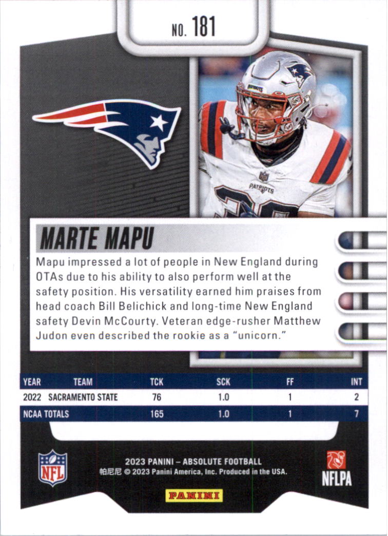 2023 Absolute Retail Football Card Pick (Base)