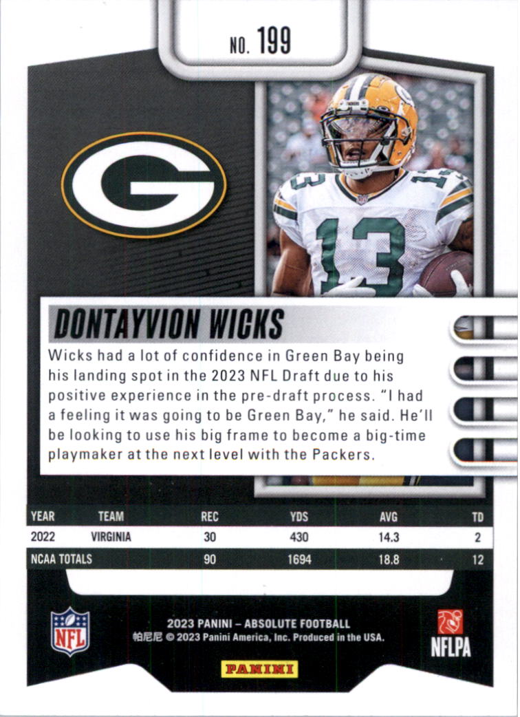 2023 Absolute Retail Football Card Pick (Base)