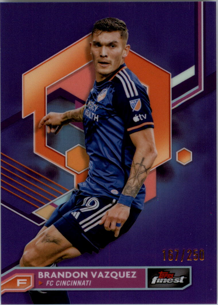 2023 Finest MLS Purple Refractors Soccer Card Pick (Inserts) - Picture 6 of 51