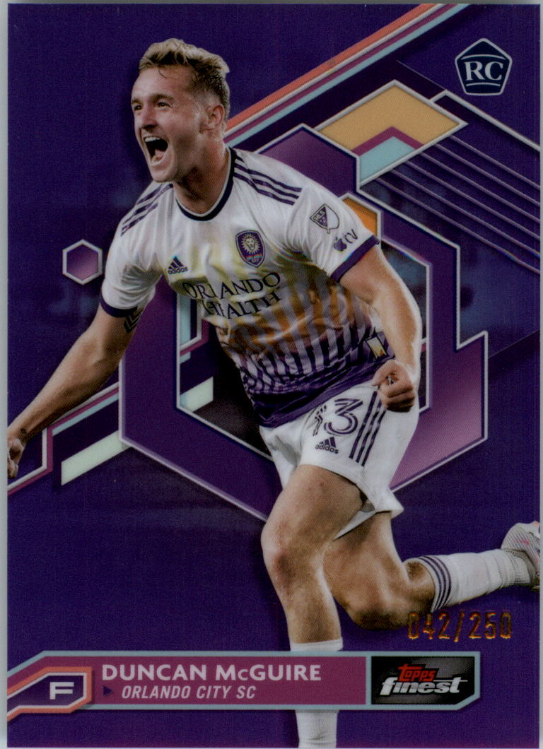 2023 Finest MLS Purple Refractors Soccer Card Pick (Inserts) - Picture 8 of 51