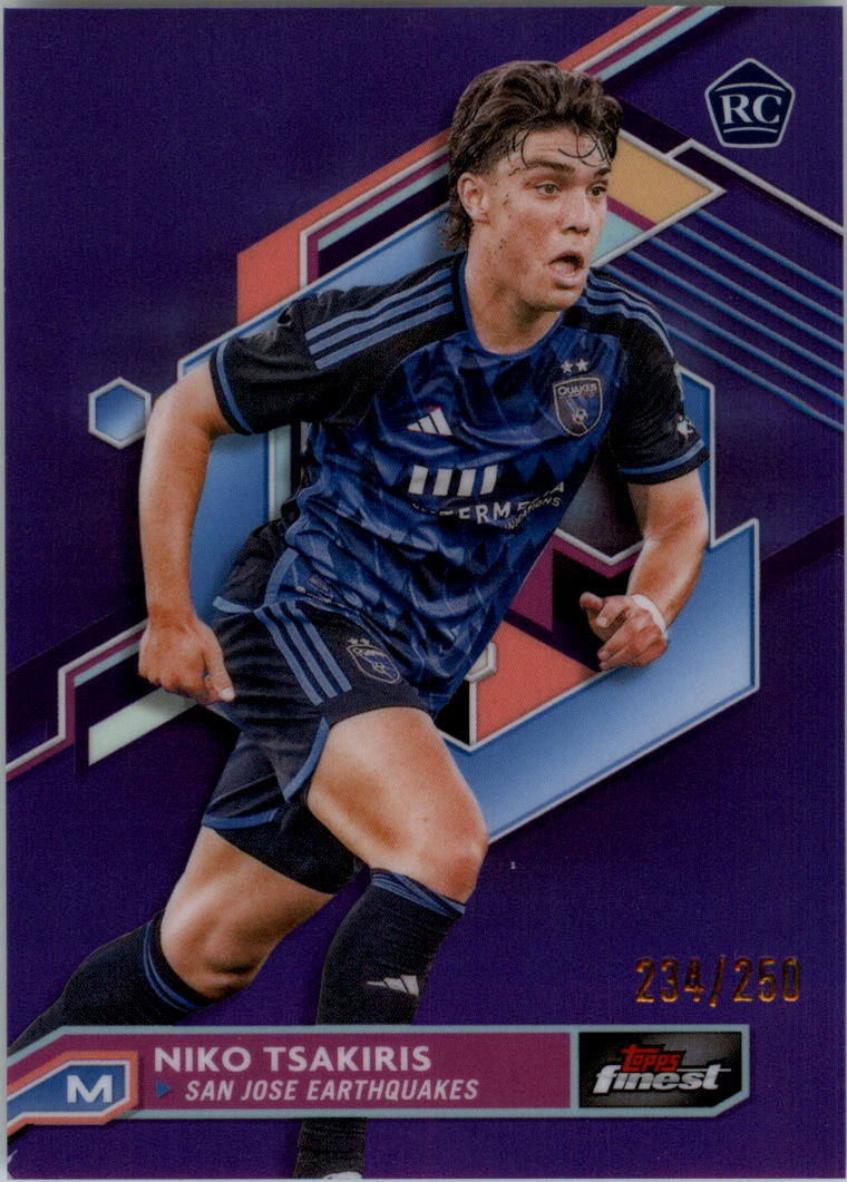 2023 Finest MLS Purple Refractors Soccer Card Pick (Inserts) - Picture 24 of 51