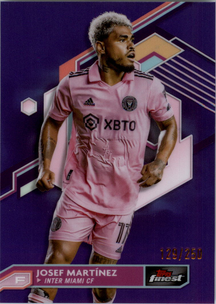 2023 Finest MLS Purple Refractors Soccer Card Pick (Inserts) - Picture 40 of 51