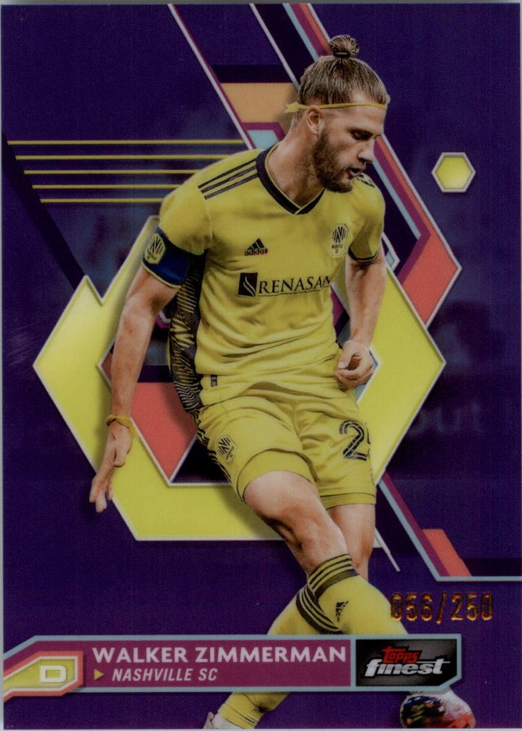 2023 Finest MLS Purple Refractors Soccer Card Pick (Inserts) - Picture 44 of 51