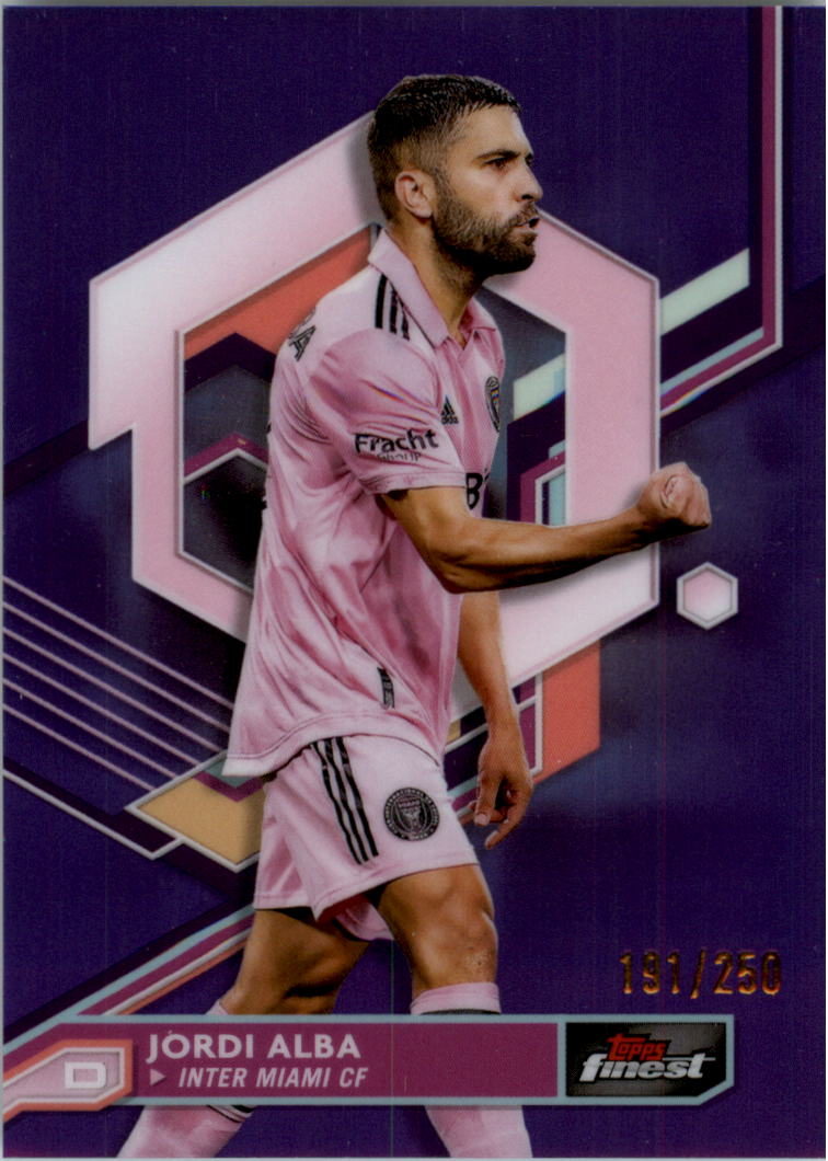 2023 Finest MLS Purple Refractors Soccer Card Pick (Inserts) - Picture 50 of 51