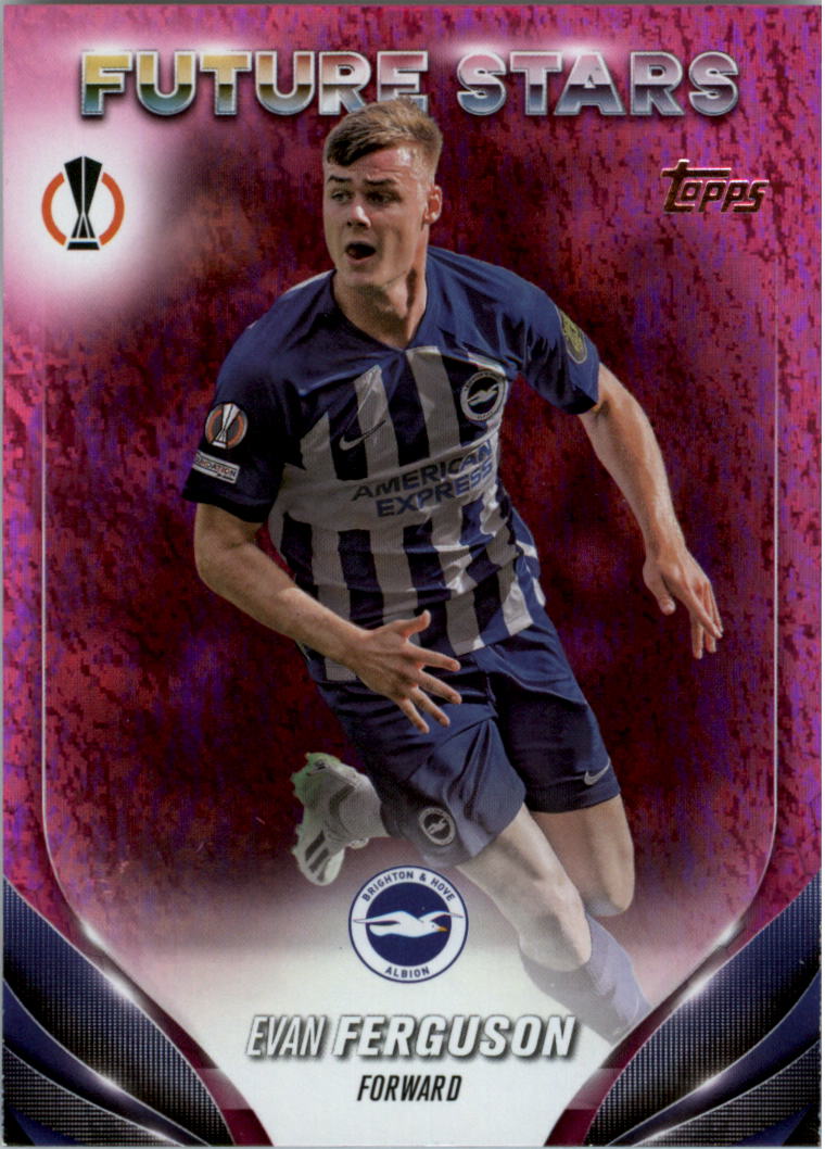 2023-24 Topps UEFA Club Competitions Pink Sparkle Soccer Card Pick (Inserts)