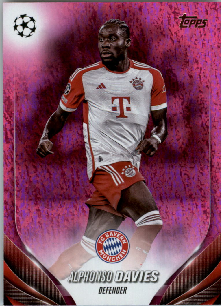 2023-24 Topps UEFA Club Competitions Pink Sparkle Soccer Card Pick (Inserts)