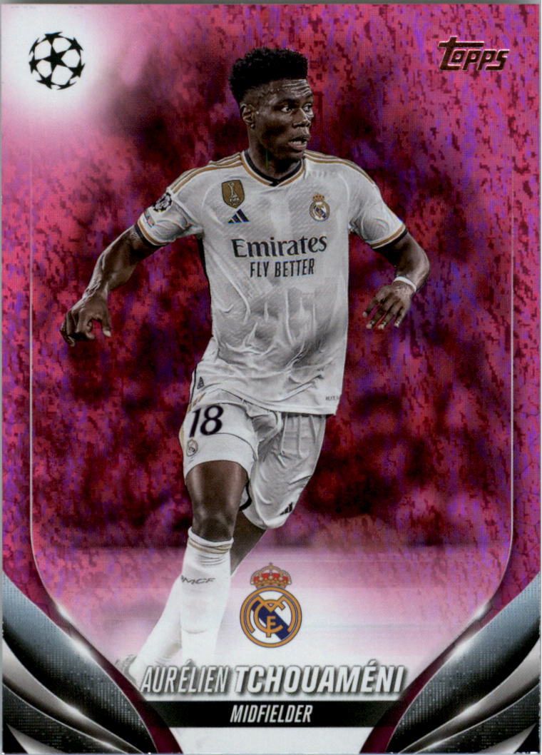 2023-24 Topps UEFA Club Competitions Pink Sparkle Soccer Card Pick (Inserts)