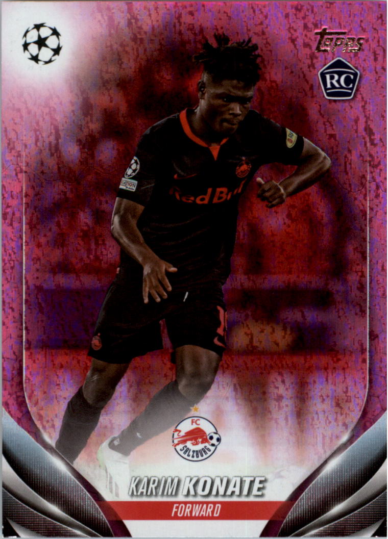 2023-24 Topps UEFA Club Competitions Pink Sparkle Soccer Card Pick (Inserts)