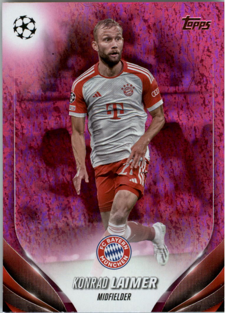 2023-24 Topps UEFA Club Competitions Pink Sparkle Soccer Card Pick (Inserts)