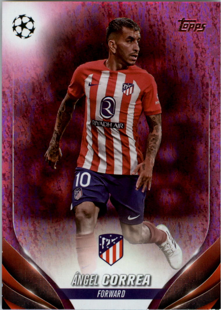 2023-24 Topps UEFA Club Competitions Pink Sparkle Soccer Card Pick (Inserts)