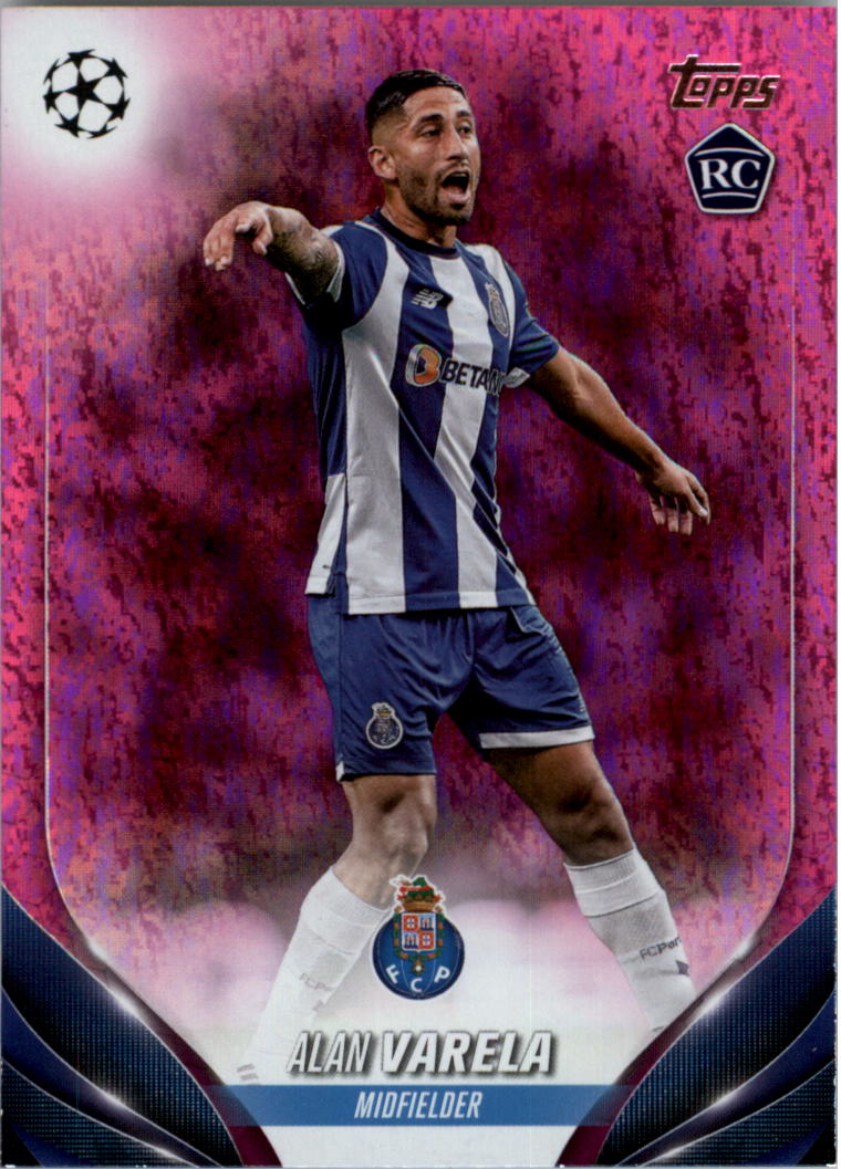 2023-24 Topps UEFA Club Competitions Pink Sparkle Soccer Card Pick (Inserts)