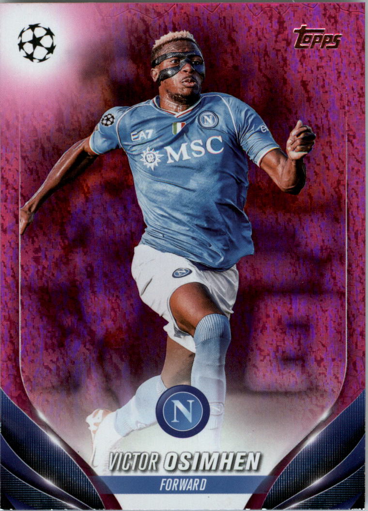 2023-24 Topps UEFA Club Competitions Pink Sparkle Soccer Card Pick (Inserts)