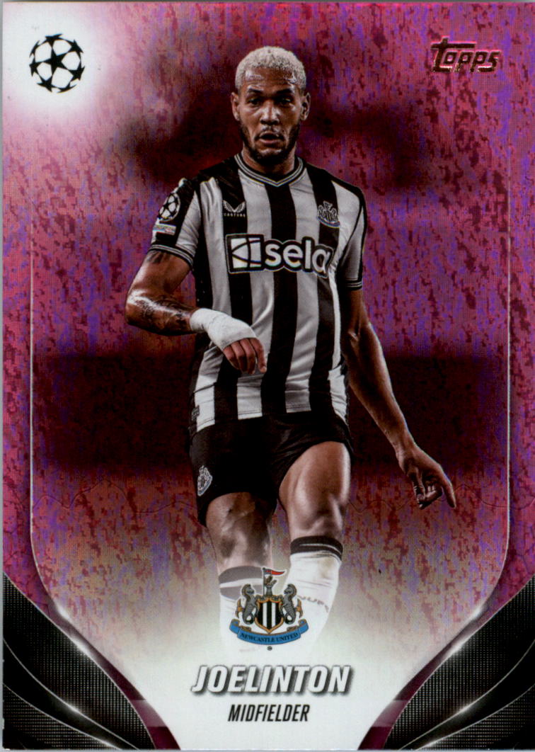 2023-24 Topps UEFA Club Competitions Pink Sparkle Soccer Card Pick (Inserts)