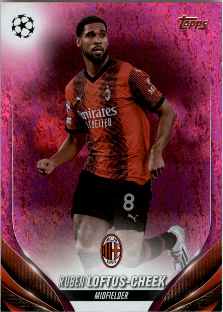 2023-24 Topps UEFA Club Competitions Pink Sparkle Soccer Card Pick (Inserts)