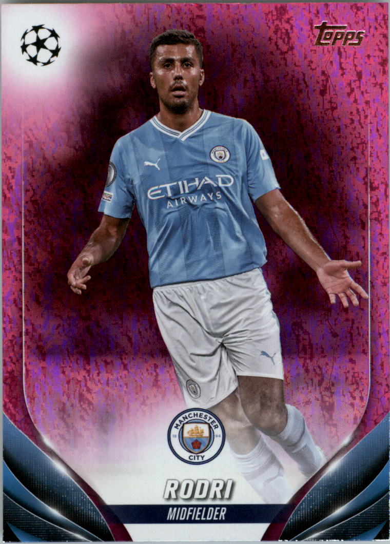 2023-24 Topps UEFA Club Competitions Pink Sparkle Soccer Card Pick (Inserts)