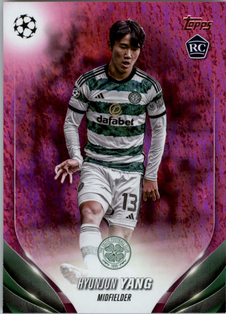 2023-24 Topps UEFA Club Competitions Pink Sparkle Soccer Card Pick (Inserts)