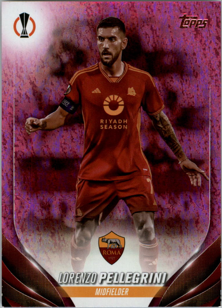 2023-24 Topps UEFA Club Competitions Pink Sparkle Soccer Card Pick (Inserts)