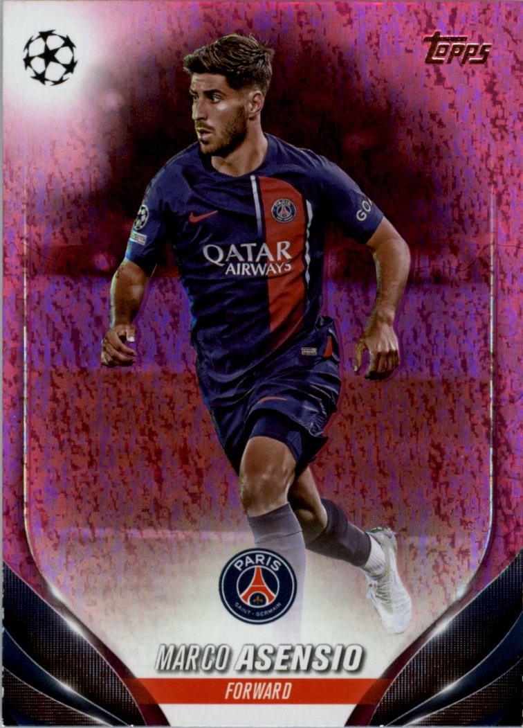 2023-24 Topps UEFA Club Competitions Pink Sparkle Soccer Card Pick (Inserts)