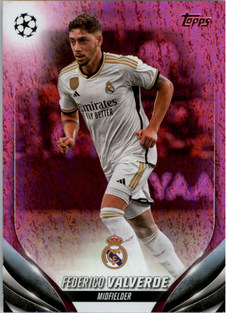 2023-24 Topps UEFA Club Competitions Pink Sparkle Soccer Card Pick (Inserts)