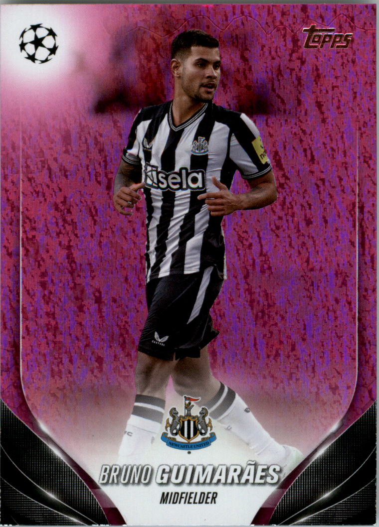 2023-24 Topps UEFA Club Competitions Pink Sparkle Soccer Card Pick (Inserts)