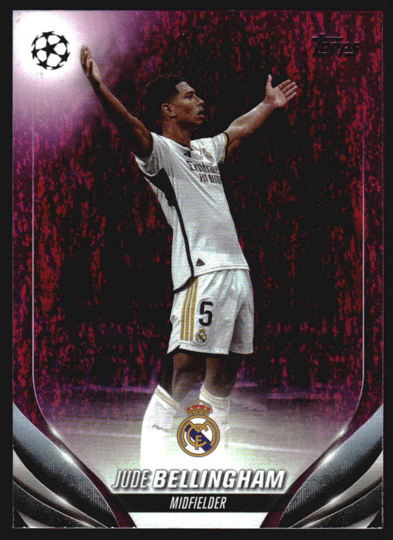 2022-23 Stadium Club Chrome UEFA Glimpses of Gold Pink Wave