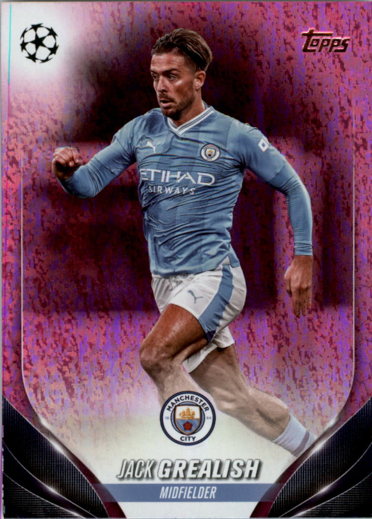 2023-24 Topps UEFA Club Competitions Pink Sparkle Soccer Card Pick (Inserts)