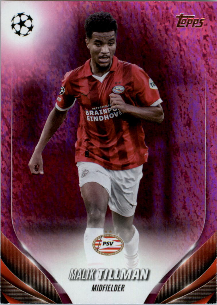 2023-24 Topps UEFA Club Competitions Pink Sparkle Soccer Card Pick (Inserts)