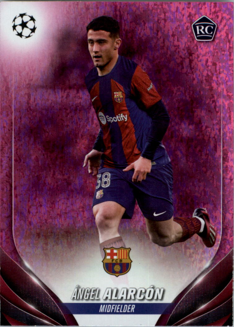 2023-24 Topps UEFA Club Competitions Pink Sparkle Soccer Card Pick (Inserts)