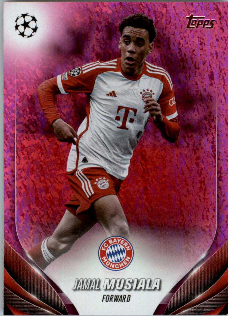 2023-24 Topps UEFA Club Competitions Pink Sparkle Soccer Card Pick (Inserts)