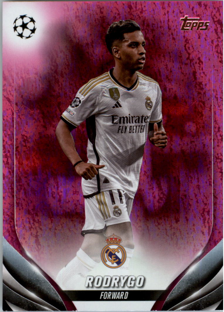 2023-24 Topps UEFA Club Competitions Pink Sparkle Soccer Card Pick (Inserts)