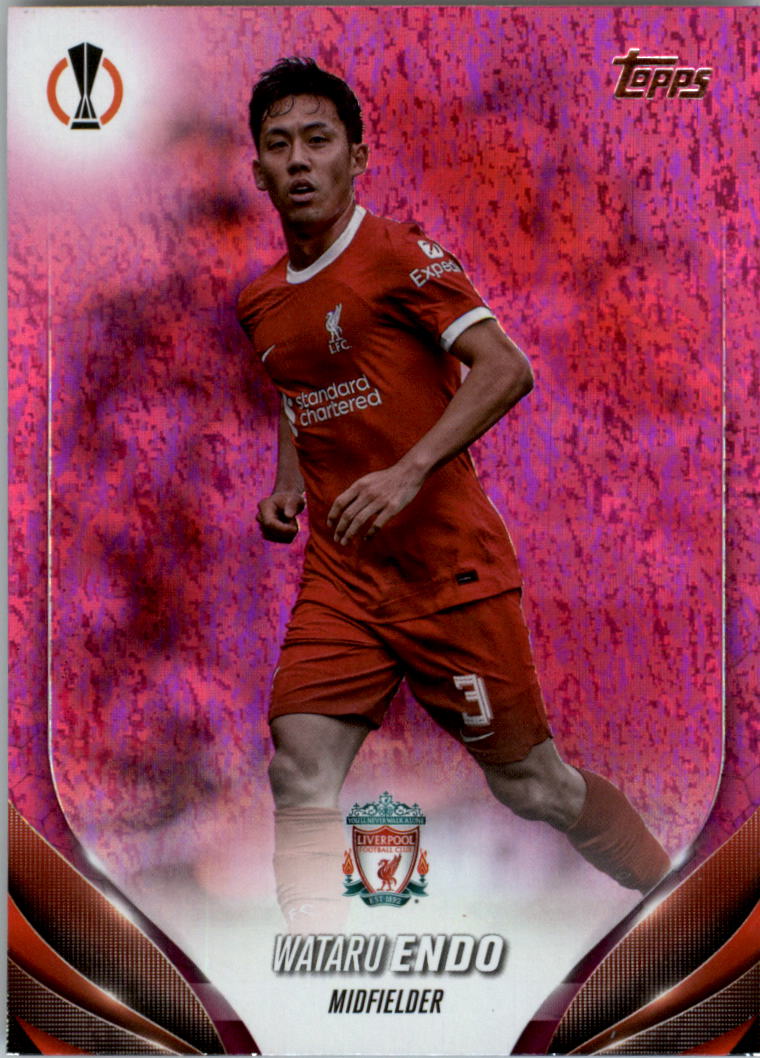 2023-24 Topps UEFA Club Competitions Pink Sparkle Soccer Card Pick (Inserts)