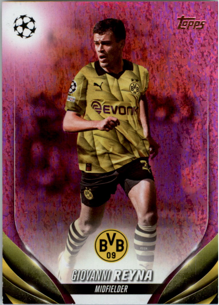 2023-24 Topps UEFA Club Competitions Pink Sparkle Soccer Card Pick (Inserts)