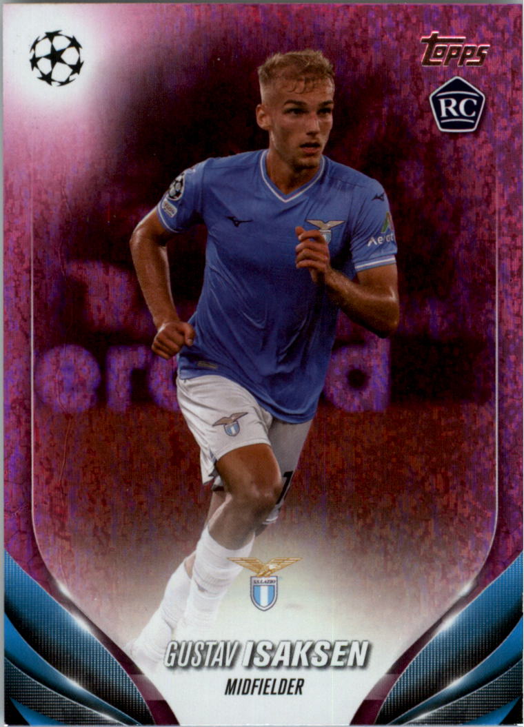 2023-24 Topps UEFA Club Competitions Pink Sparkle Soccer Card Pick (Inserts)