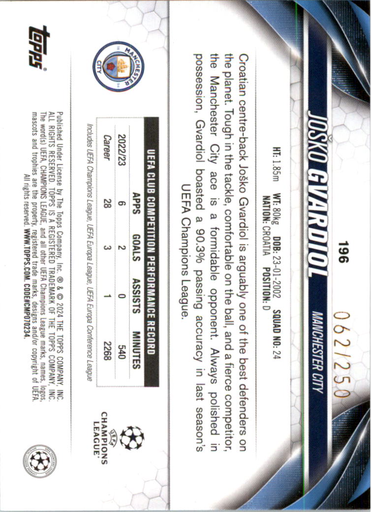 2023-24 Topps UEFA Club Competitions Soccer Card Pick (Inserts)