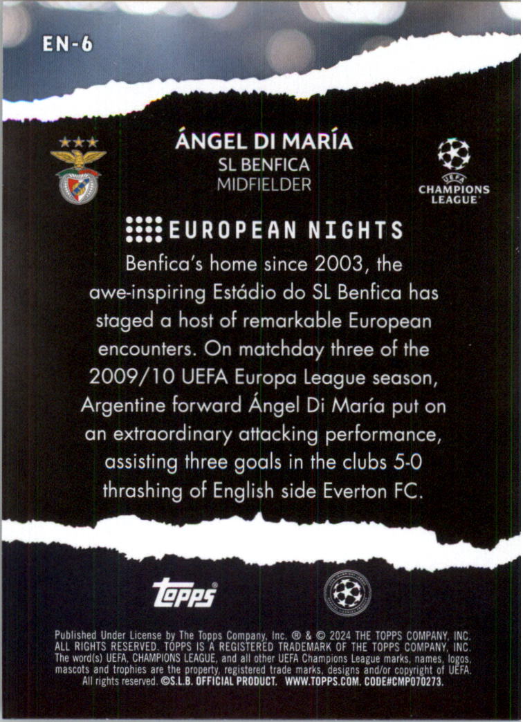 2023-24 Topps UEFA Club Competitions European Nights Soccer Card Pick (Inserts) - Picture 13 of 57