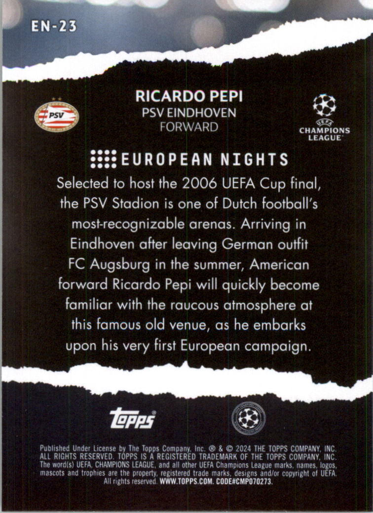 2023-24 Topps UEFA Club Competitions European Nights Soccer Card Pick (Inserts) - Picture 43 of 57