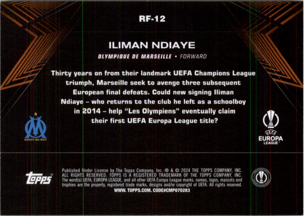 2023-24 Topps UEFA Club Competition Road to the Final Soccer Card Pick (Inserts)