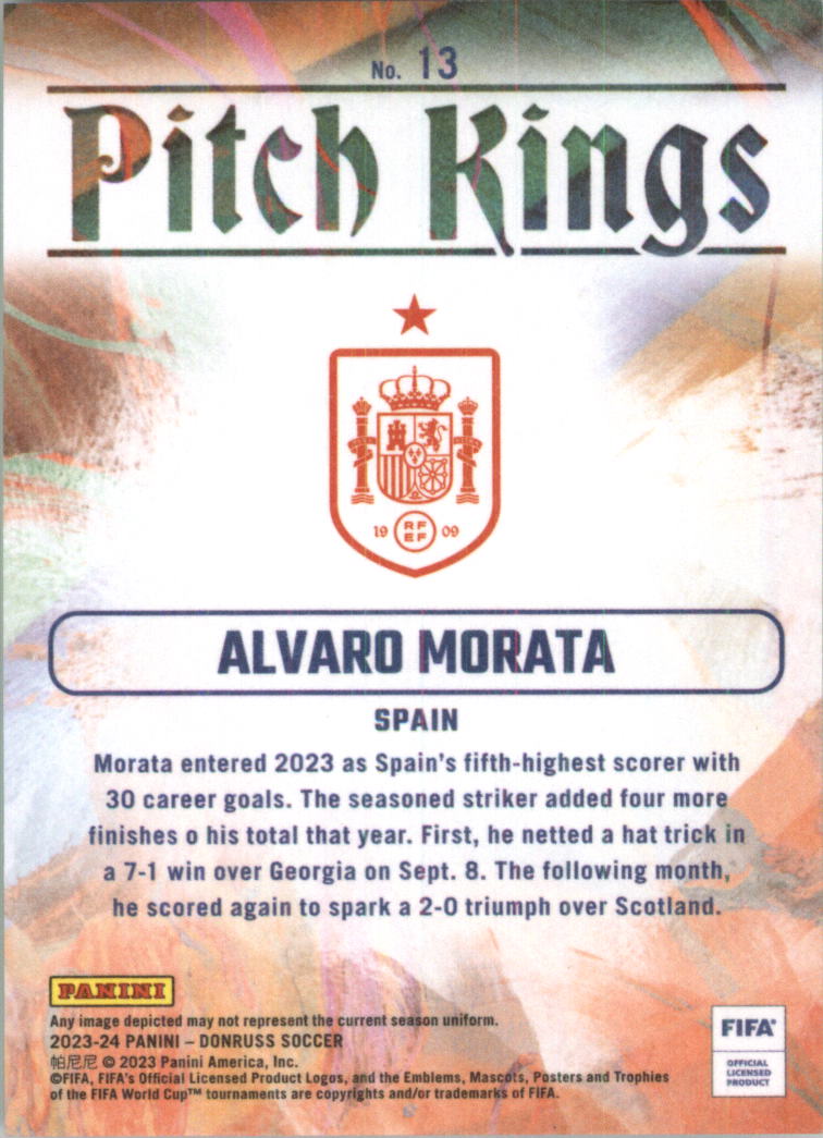 2023-24 Donruss Pitch Kings Soccer Card Pick (Inserts)