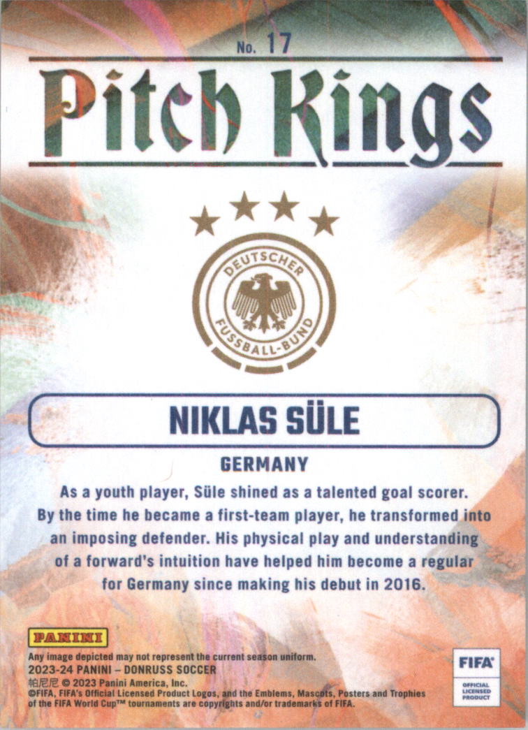 2023-24 Donruss Pitch Kings Soccer Card Pick (Inserts)