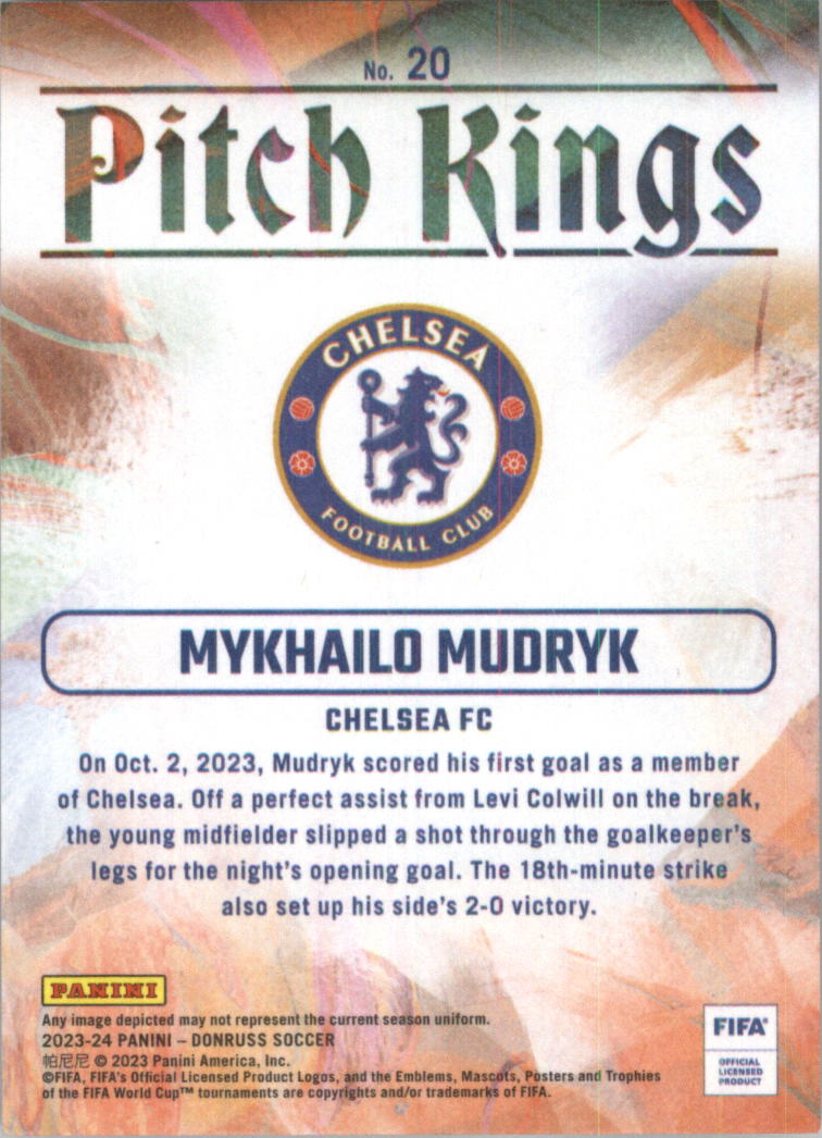 2023-24 Donruss Pitch Kings Soccer Card Pick (Inserts)