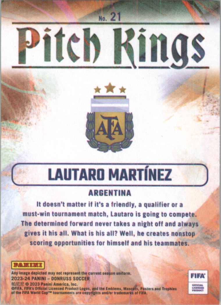 2023-24 Donruss Pitch Kings Soccer Card Pick (Inserts)