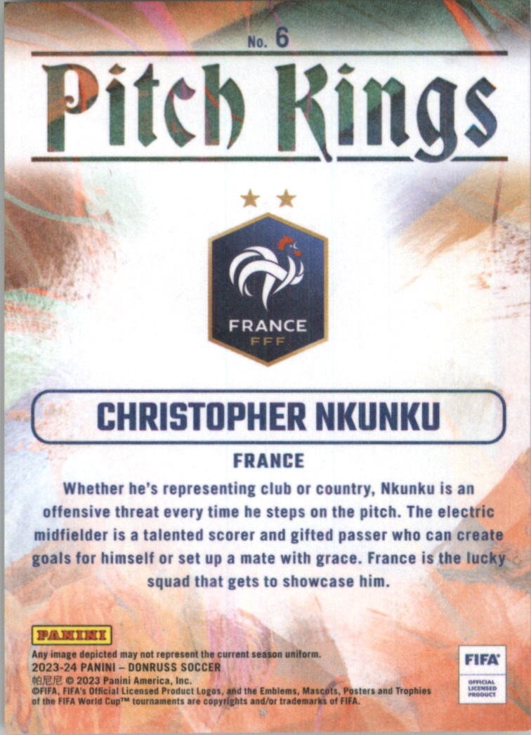 2023-24 Donruss Pitch Kings Soccer Card Pick (Inserts)