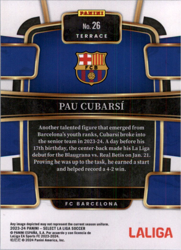 2023-24 Select La Liga Soccer Card Pick (Base)