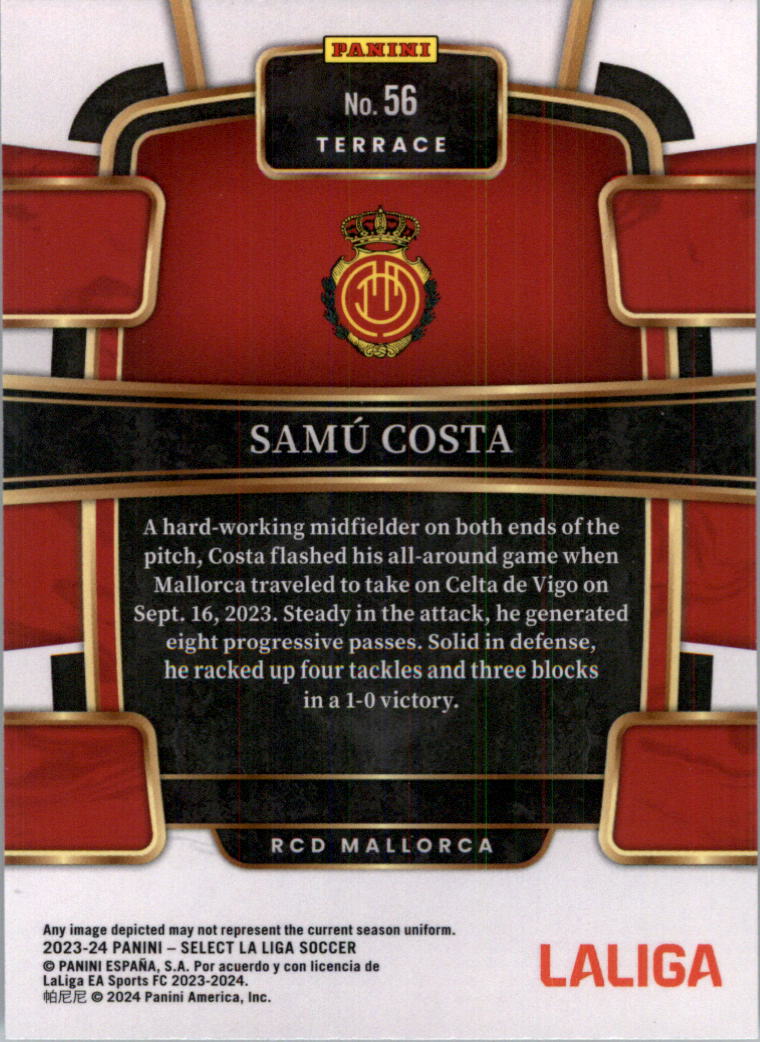 2023-24 Select La Liga Soccer Card Pick (Base)