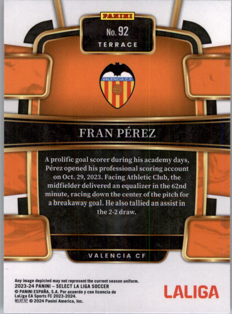 2023-24 Select La Liga Soccer Card Pick (Base)