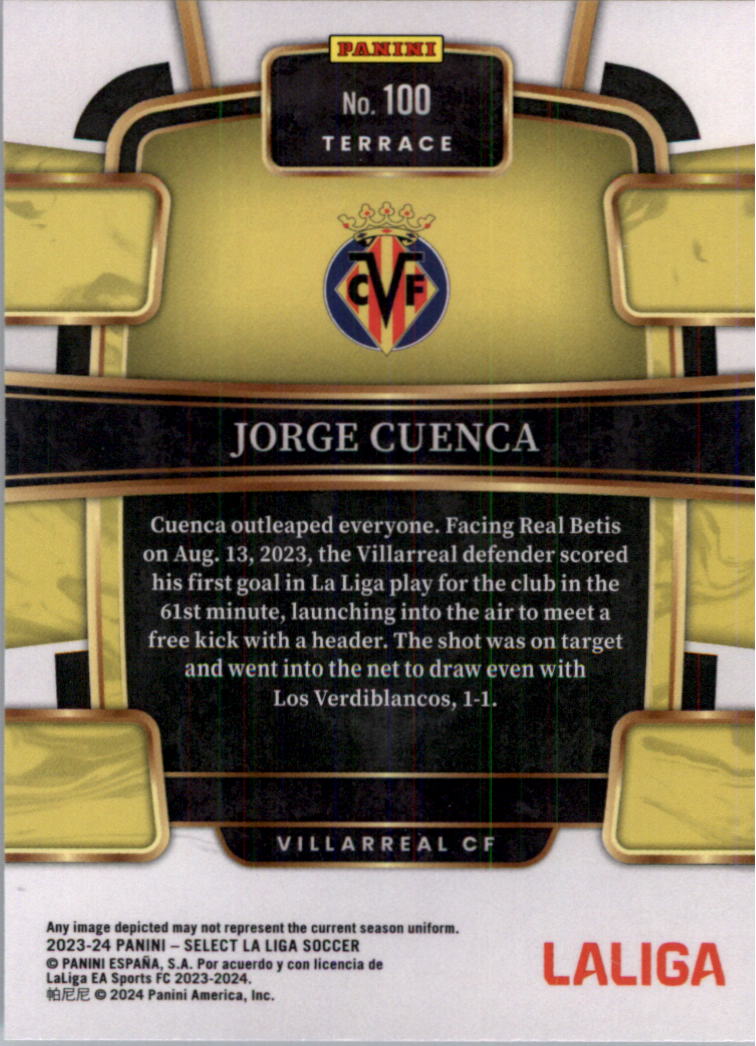 2023-24 Select La Liga Soccer Card Pick (Base)