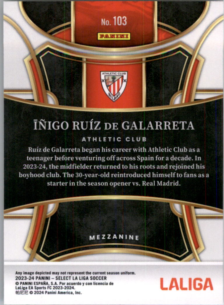 2023-24 Select La Liga Soccer Card Pick (Base)