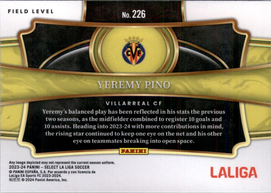 2023-24 Select La Liga Soccer Card Pick (Base)