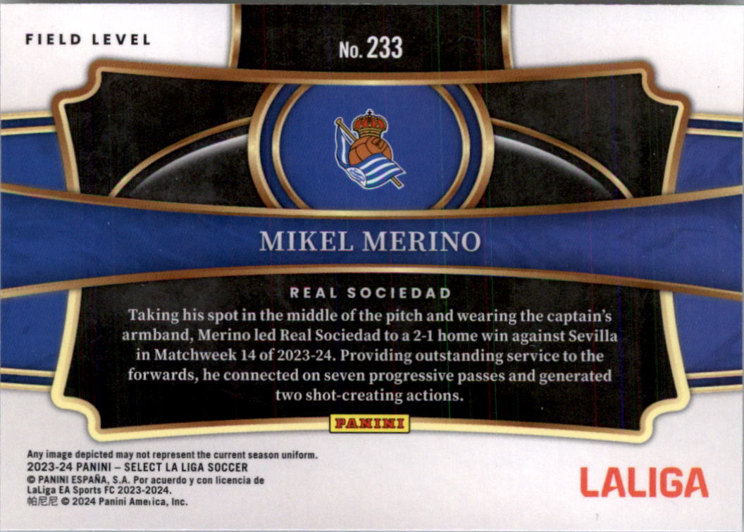 2023-24 Select La Liga Soccer Card Pick (Base)