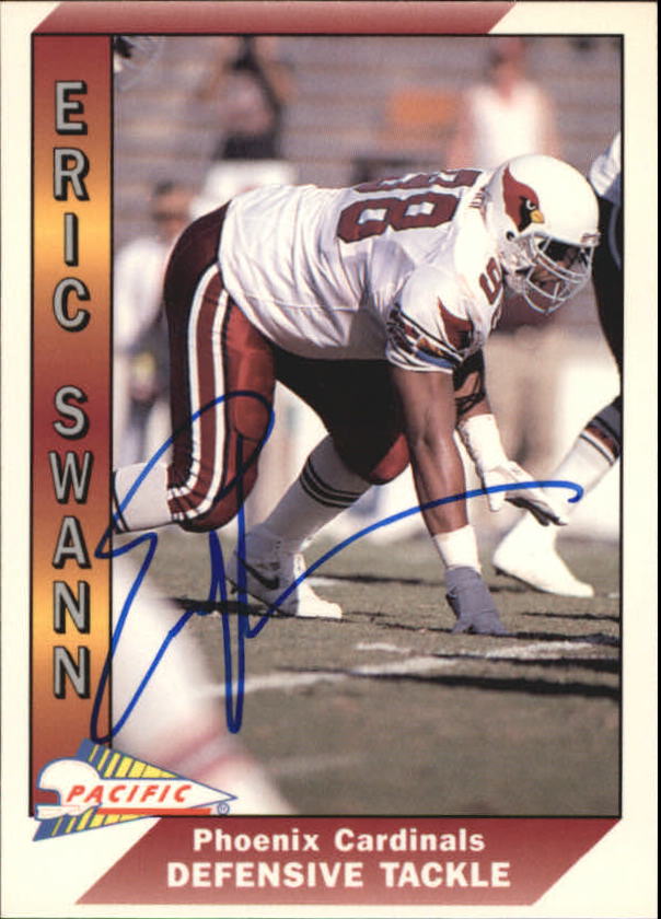 Eric Swann Signed 1991 Pacific #631 Eric Swann RC AUTO